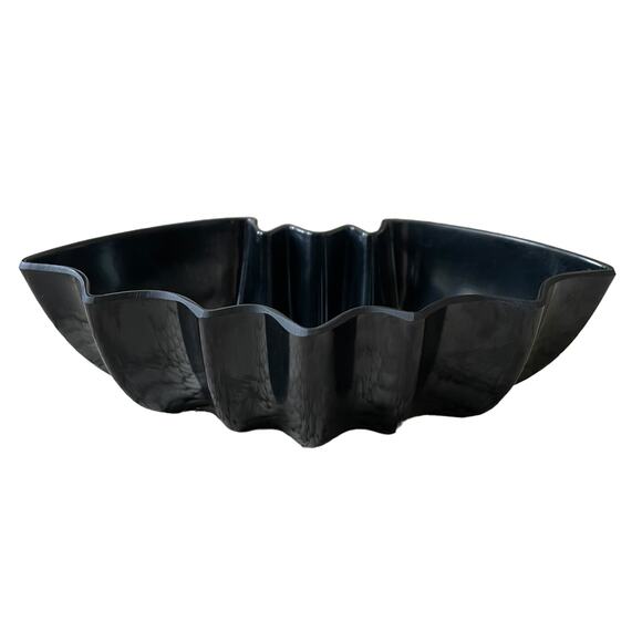 Christian Siriano BLACK BAT Melamine Bowls 7.5x2 Set of 4 Spooky Halloween NEW - Picture 5 of 13